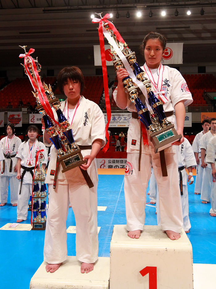 第30回全日本ウエイト制空手道選手権大会  女子重量級 篠原葉子 優勝おめでとう！