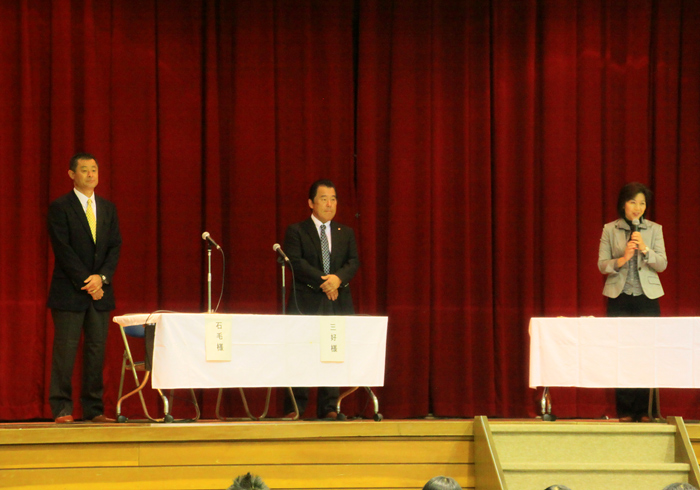 新居浜南高等学校、石崎校長先生より先日の写真をいただきました
