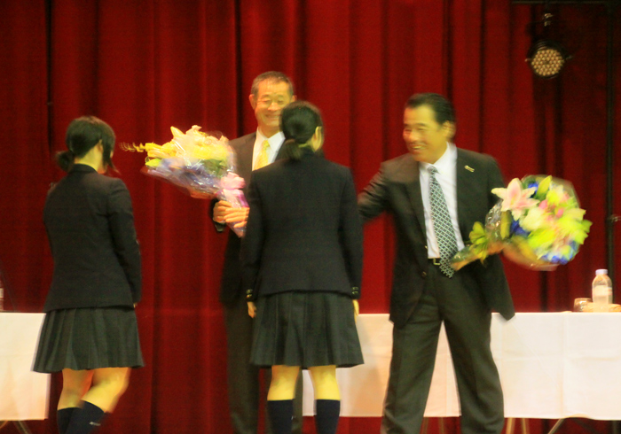 新居浜南高等学校、石崎校長先生より先日の写真をいただきました